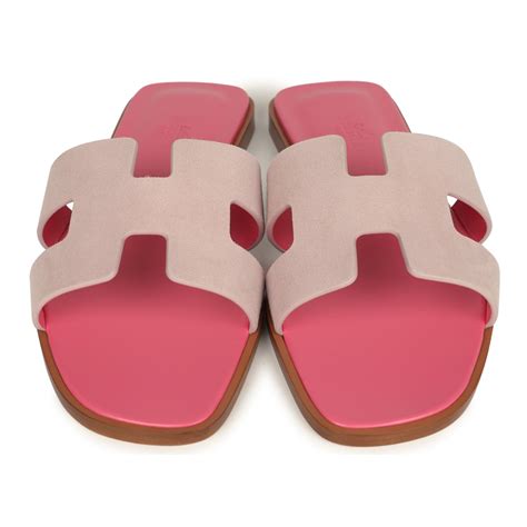 rose porcelaine hermes oran|Oran sandal .